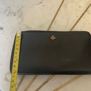 Tory Burch Wallet with Gold Logo